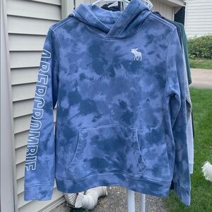 Abercrombie Boys Blue Tie-Dye Hoodie